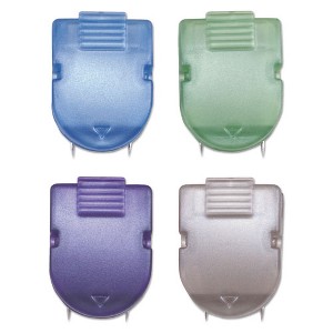 Advantus Wall Clips for Fabric Panels, 40 Sheet Capacity, Assorted Metallic Colors, 20/Box - 1 of 4