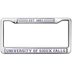 University of Sioux Falls Full Size Standard License Plate Metal Frame - 1 of 4
