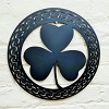 Slickblue Celtic Metal Wall Art – 12" Round Hanging Decor in 8 Irish Designs & 4 Finish Options for Home - 3 of 4