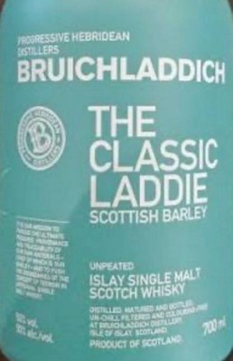 Bruichladdich The Classic Laddie Unpeated Islay Single Malt Scotch