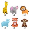 ArtCreativity Squeezable Vinyl Zoo Animals Toys (Pack of 12) - 4 of 4