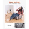 VEVOR Floor Chair, Floor Gaming Chair with 5 Adjustable Position and Back Support,Folding Sofa Chair with Armrest for Adults, Sofa Lounger Bed, Gray - 4 of 4