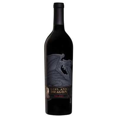 The Girl & The Dragon Malbec Red Wine - 750ml Bottle