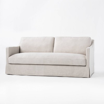 Vivian Park Upholstered Sofa Cream Threshold Designed With Studio Mcgee Target