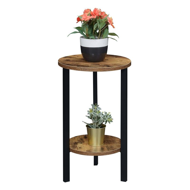  23.75" Graystone 2 Tier Plant Stand - Breighton Home, 3 of 6