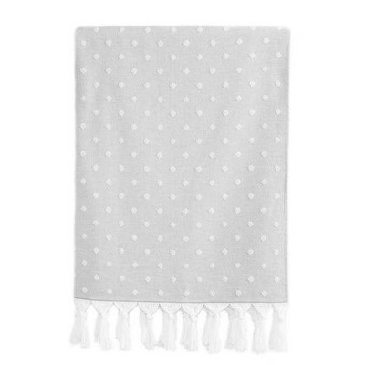 Ephesus Pestemal Beach Towel Polka Dot Stone Linum Home Textiles