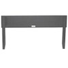 AFI Furnishings Orlando Full Headboard with Turbo Charger in Grey - 4 of 4
