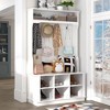 Famapy Entryway Hall Tree Storage Bench Shoe Rack - 4 of 4