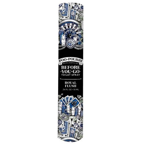 Poo-Pourri Royal Flush Eucalyptus and Spearmint Scent Odor Eliminator 10 ml Liquid (Pack of 12) - image 1 of 1