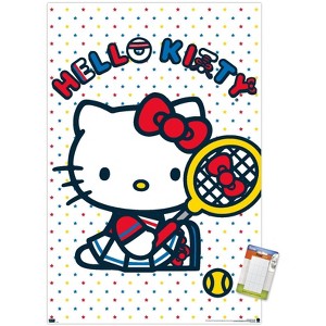 Trends International Hello Kitty and Friends: 21 Sports - Kitty Tennis Unframed Wall Poster Prints - 1 of 4