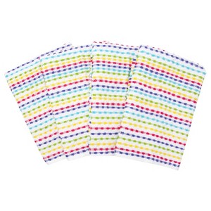 John Ritzenthaler Co. Pebble Cotton Terry Bar Mop Kitchen Towel Set of Four - 1 of 4