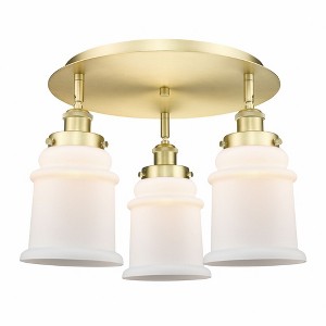 Canton - 3 Light Flush Mount In Industrial Style-10.75 Inches Tall and 17.75 Inches Wide - 1 of 1