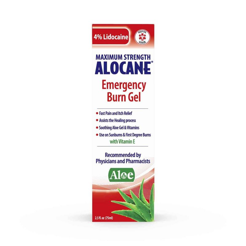 ALOCANE Maximum Strength Emergency Burn Gel - 2.5oz, 1 of 7