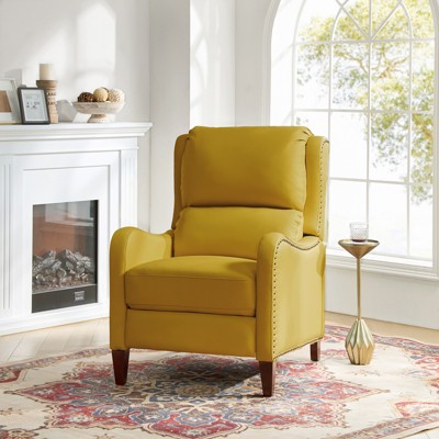 Jade Genuine Leather Cigar Chair Recliner | Karat Home