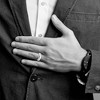 Black Bow Jewelry Men's 7mm Sterling Silver Polished Half Round Standard Fit Band - 4 of 4