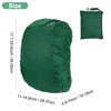 Unique Bargains Waterproof Backpack Rain Cover with A Carry Pouch for Hiking/Biking 1 Pc - 3 of 4