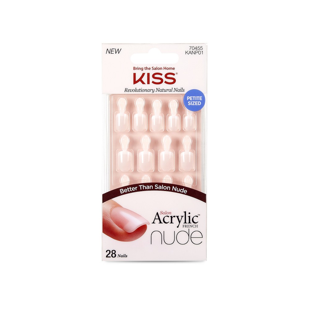 Photos - Manicure Cosmetics KISS Products Nude Fake Nails - Holla Back - 31ct