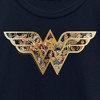 Girl's Wonder Woman Symbol Build Up Fill T-Shirt - 2 of 4