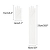 INSPIRE CHIC Women's Velvet Elbow Length Full Finger Gloves - 2 of 4