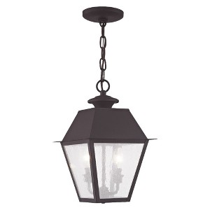 Livex Lighting Mansfield 2 - Light Pendant in  Bronze - 1 of 2