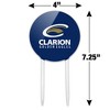 Clarion University Foundation Primary Logo Acrylic Cake Topper Party Decoration for Wedding Anniversary Birthday Graduation - 2 of 4