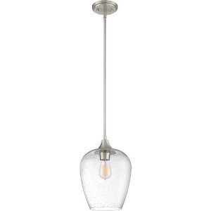 Towne 1-Light Brushed Nickel Mini Pendant Light - 1 of 4