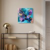 Art Remedy Jewel Toned Butterfly Colorful buterfly and flowers wall art Unframed - 2 of 4