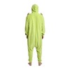 Monsters Inc Mike Wazowski Adult Green Long Sleeve Hooded Kigurumi Onesie Costume Cosplay Suit - 3 of 4