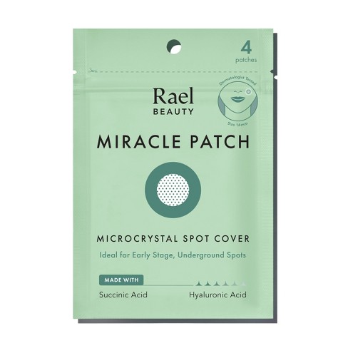 Rael Beauty Miracle Pimple Patch Microcrystal Spot Cover For Acne - 4ct