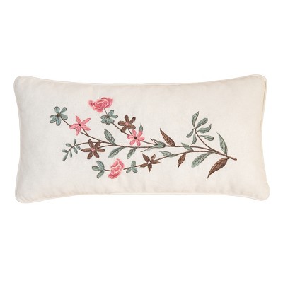 C&F Home Colonial Williamsburg 12" x 24" Blair Garden Embroidered Pillow