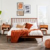 Queen Size Wood Platform Bed with Headboard for Bedroom - 4 of 4