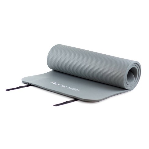 Yogamat 8mm - Pilates Mat - Extra Thick Fitness Mat - Grey