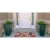 Sanger Washable Outdoor Rug Orange/Cream - Linon - 2 of 4