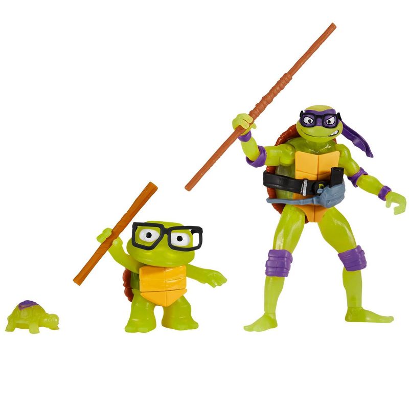 Teenage Mutant Ninja Turtles: Mutant Mayhem Making of a Ninja Donatello Action Figure Set - 3pk (Target Exclusive), 1 of 11