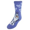 Textiel Trade Girl's Disney Frozen Anna  Elsa and Olaf Soft Socks (3-Pack) - 2 of 4