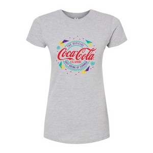 Women's - Coca-Cola - 90's Retro Original Logo Fitted Graphic T-Shirt - 1 of 3
