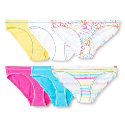 Hanes Premium Girls' 6 Pack Bikini Briefs - Colors May Vary 6 – Target  Inventory Checker – BrickSeek