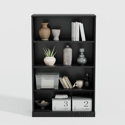 49*31*16 Wood Accent Sideboard Cabinet in Black, Storage Organizer with Adjustable Shelves for Kitchen Bedroom Living Room Dinning Room