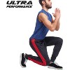 Ultra Performance Mens 3 Pack Athletic Tech Joggers/Track Pants with Zipper Pockets | Athletic Bottoms - 4 of 4