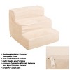 Pet Adobe 3-Tier High-Density Foam Pet Steps with Removable Slipcover - Tan - image 3 of 4