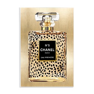 Stupell Industries Cheetah Pattern Perfume Wall Plaque Art - 1 of 4