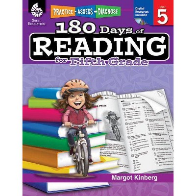 180 Days of Reading for Fifth Grade - (180 Days of Practice) by  Margot Kinberg (Paperback)