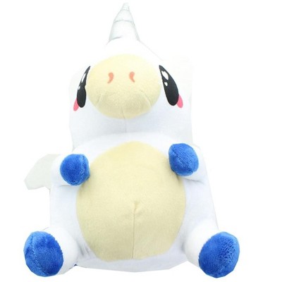 Se7en20 Glitter Galaxy 12-Inch Blue Hair White UniCow Collectible Plush