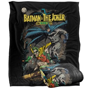 Batman Joker And Batman Classic Cover Silky Touch Throw Blanket 50