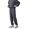 Future Planet Mens Globe Premium Soft French Terry Cotton Sweatpants Loose Fit Charcoal - 2 of 4