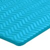 TRC Recreation Serenity 1.5" Thick 70" Long Foam Swimming Pool Water Lounger with Roll Pillow, No Inflation Needed, for Pool or Lake, Tropical Teal - image 3 of 4