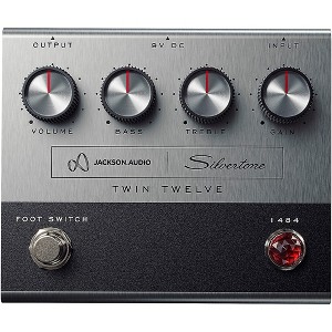 Jackson Audio 1484 Twin Twelve Preamp/Booster/EQ/Overdrive Effects Pedal Silver and Black - 1 of 2