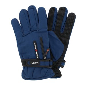 CTM Men's Lined Winter Gloves with Zipper Pocket - 1 of 4