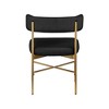 Meridian Furniture,Rivage Durable Linen Textured Fabric Dining Chair, Set of 2 - 2 of 4
