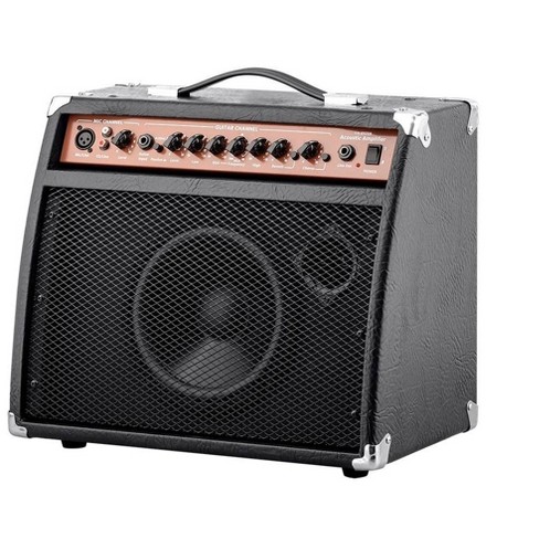Monoprice 20-Watt Acoustic Guitar Amplifier, 3-Band EQ With Frequency Selector, Perfect For Both Practice and Small Gigs - Stage Right Series - image 1 of 4